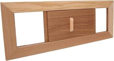 Ventilatierooster voor Hamam en Saunakamer - Verbeterde luchtcirculatie en Ventilatiepaneel - Sauna-accessoires - Duurzaam materiaal