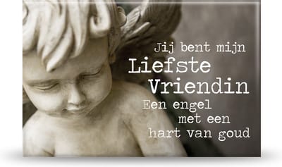 Magneet "Liefste Vriendin"
