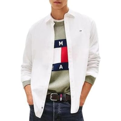 Overhemd Lange Mouw Tommy Hilfiger Poplin