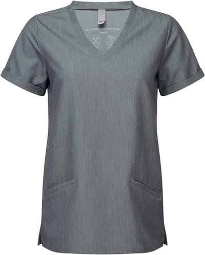 Schort/Tuniek/Werkblouse Dames M Onna Dynamo Grey 42% Polyester, 33% , 19% Viscose, 6% Elasthan