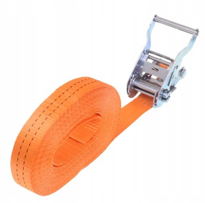 eendelige sjorband 2 ton 2 meter met ratel - spanband zonder haak - transportband - sjorband - gmp