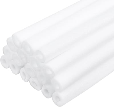 Gesplitste Schuimslang - Isolatiebuis Buisbescherming - HVAC Leiding Isoleren - Voorgesneden Ontwerp - 300mm Lengte 9mm ID - Wit