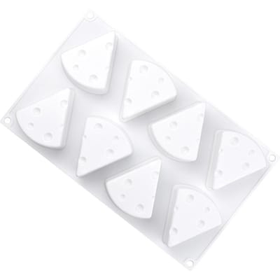 8 Gaten Kaas Mousse Siliconen Taartdecoratie Mal Voor Bakvorm Dessert Mousse Gebakvorm Keukengereedschap wit