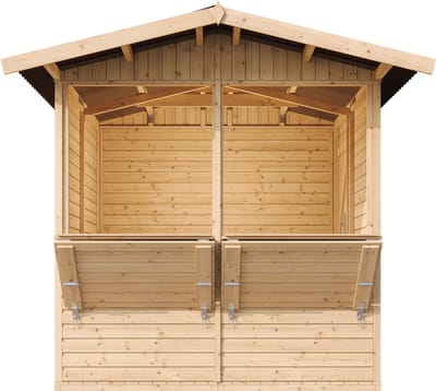 Timbela M149 - Houten marktkraam - 4 m² -263x253xH232 cm