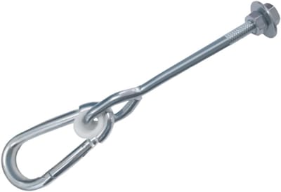 Robuuste Schommelhaak Type A M12 (140mm) voor Buiten en Binnen - Inclusief Bevestigingsmateriaal