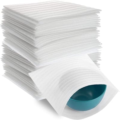 50x Beschermende Schuimfolie Vellen 30x30cm - Ideaal voor Verhuizing & Verzending
