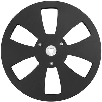 Universele 7 Inch Lege Spoel voor Open Reel Tape Deck - Aluminium Opname Spoel (Zwart)
