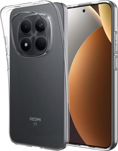 Cazy hoesje geschikt voor Xiaomi Redmi Note 15 Pro (5G) Hoesje Siliconen - Flexibele Case - Transparant