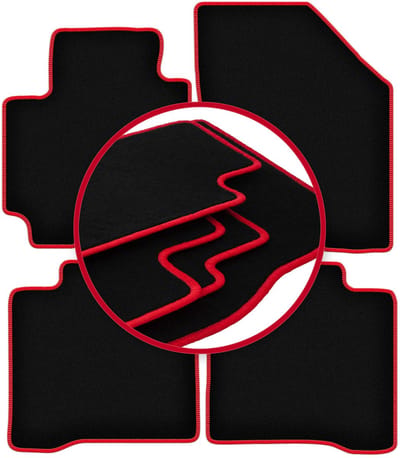 CARLUX-RED automatten voor: Suzuki Baleno II hatchback (2015-)