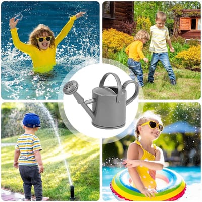 Kinder Gieter - Kleine Waterkoker - Planten Water Geven - Draaibare Spuitmond - 5 x 10 x 5 cm - Zilver