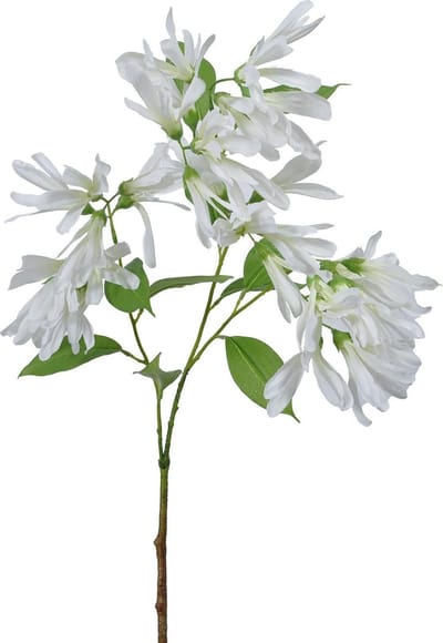 Viv! Home Luxuries Kamperfoelie - kunstbloem - wit - 84cm