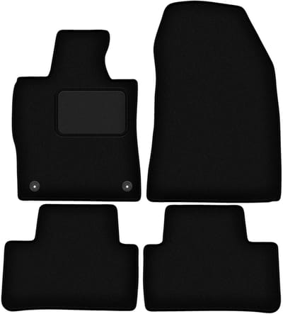 Wielganizator WLG-CARLUX – Opel Astra VI - Auto Vloermatten - Zwart - Welours