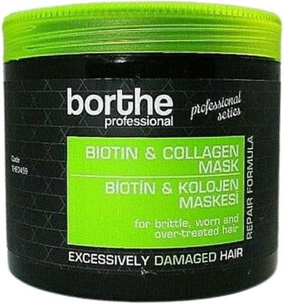 Borthe Proffesional - Biotine & Collageen - Haarmasker - 500 ML
