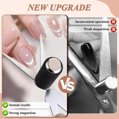 Eye Magnet, 3 stuks nagelontwerp accessoire, cateye magneet voor nagels, nail art magneet voor French effect, Cat Eye gel nagellak magneet, doe-het-zelf nagelontwerp voor thuis, salon,