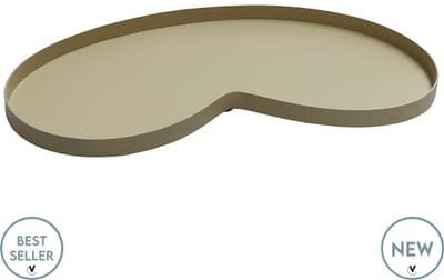 Dienblad Villeta | Large | Beige | Fijn structuur | L67,5 x B36 x H2 cm
