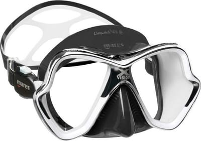 Mares X Vision Chrome Liquidskin Duikmasker Zwart