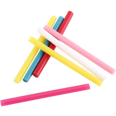 14 stuks Mix Kleur Hitte Lijmpistool Lijmsticks Lijm Sticks Kit Knutselen Bevestigen DIY Gereedschap