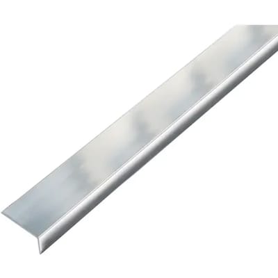 Alberts 488611 Hoekprofiel | zelfklevend | aluminium, chroom design | 2000 x 20 x 10 mm