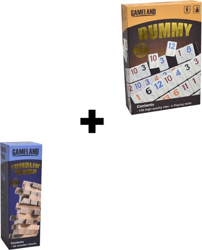 Combi Set Tumblin' Tower / Rummy