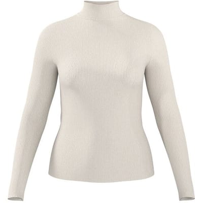 ESMARA Dames gebreide coltrui (wit, XS (32/34))