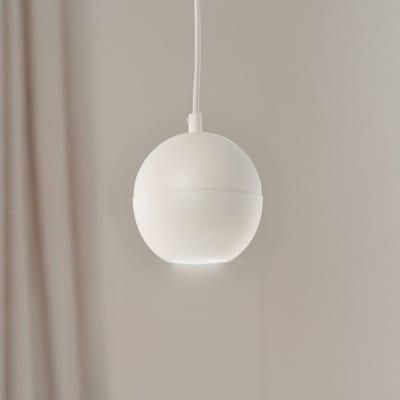 HELAM Hanglamp Midway, zandkleurig, metaal, Ø 12 cm, GU10