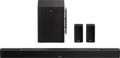 ULTIMEA Skywave Series - 5.1.4 Systeem met 8" Subwoofer en 2 Surroundluidsprekers, Dolby Atmos Soundbar Zwart