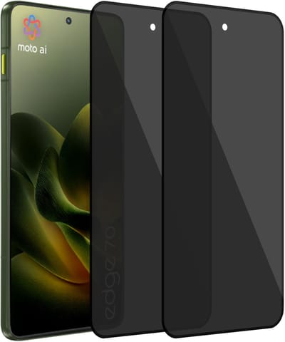 ChiGuard Privacy Screenprotector 2x geschikt voor Motorola Edge 70 Screenprotector - Beschermglas - Privé GuardCover