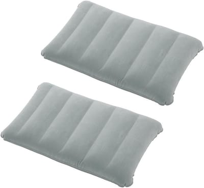Opblaasbaar Kussen voor Camping en Reizen - Comfortabel en Compacter Kussen (2 Stuks)