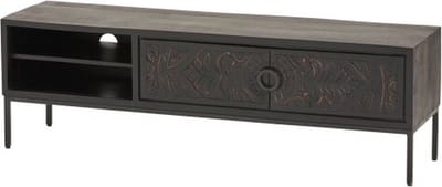 Tv-meubel Carving Mangohout 160 cm | MySons