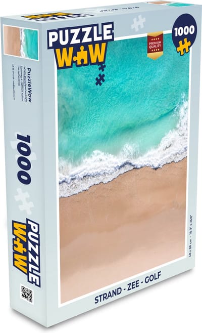 Puzzel Strand - Zee - Golf - Legpuzzel - Puzzel 1000 stukjes volwassenen