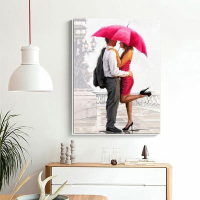 Diamant Schilderij Portret Koppel Volledig Rond Diamant Borduurwerk Strass Afbeelding Diamant 20X30CM gray