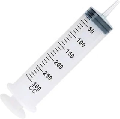 Injectiespuit - Doseerspuit - Spuit met extra lange tuit - 300 ml