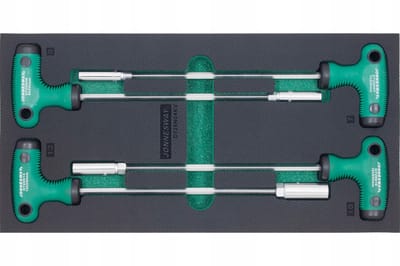 Jonnesway 4-delige L-sleutelset in EVA inlay (7-13mm)