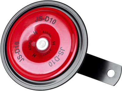 Universele 12V Hoekige Claxon Hoorn 102dB Rood voor Auto en Motor