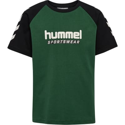 Hummel kindersportshirt met Hmljr-logo, T-shirt met korte mouwen 229742