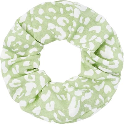 Scrunchie Diereprint Pastel | Appeltjes Groen | Cadeau voor haar | Tieners | Moederdag