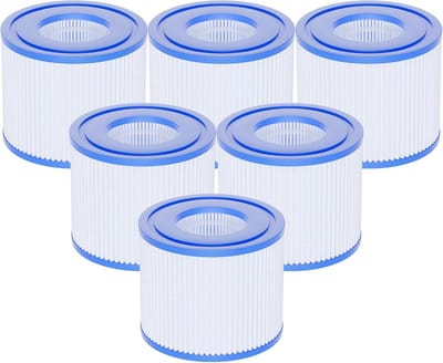 Zwembadfilters Type S1 Compatibel met PureSpa 11692 en 29001E - 107 x 71 MM (6 stuks)
