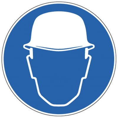 Picto Veiligheidshelm Verpl. Sticker 90 Mm 800203