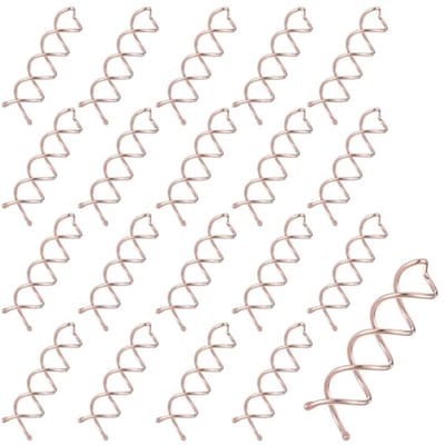 Pack van 20 Spiral Haarclips voor Diverse Haardrachten