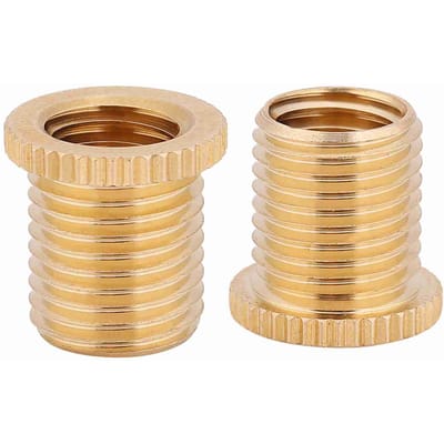 Universele Auto Auto Versnellingspook Knop Hoofd Draad Schroef Adapter M8*1.25 beige