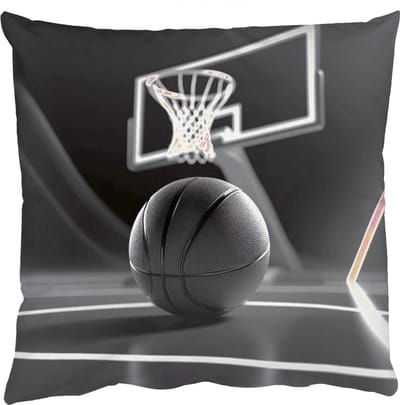 Sierkussens - Kussentjes Woonkamer - 50x50 cm - Basketbal - Basketbalveld - Lichtlijnen