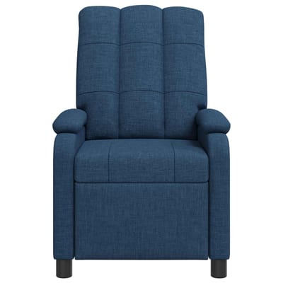 vidaXL - Recliner - Blauw - Stof