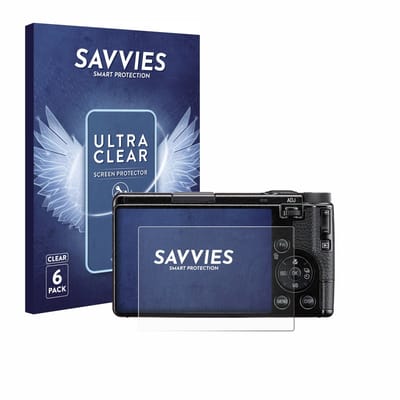 Savvies - Screenprotector voor Ricoh GR IV HDF 2025 - Folie Beschermfolie transparant 6 Stuks