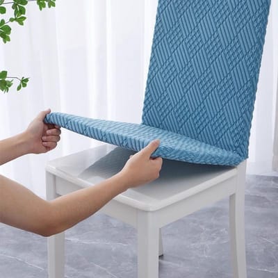 Stoelhoes Zitkussen Universeel Vierseizoenen Universeel Elastisch Kussen Geïntegreerd Huis Eetkamerstoelkussen Rugleuning Zitkussen Stoelhoes 40*42*50cm