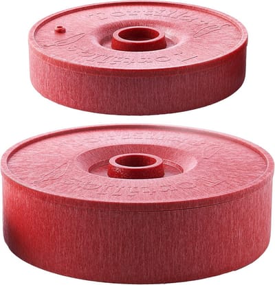 Tortilla Warmer - Pannenkoeken Houder - Eten Warm Houden - Combinatie Twee Maten - 22 cm Groot - Rood