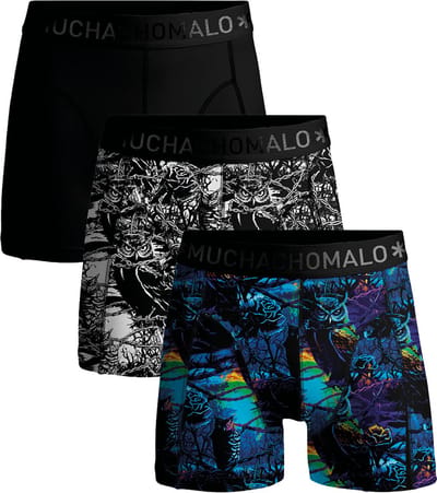 Muchachomalo Heren Boxershorts – 3 Pack – Maat S – 95% Katoen – Mannen Onderbroeken