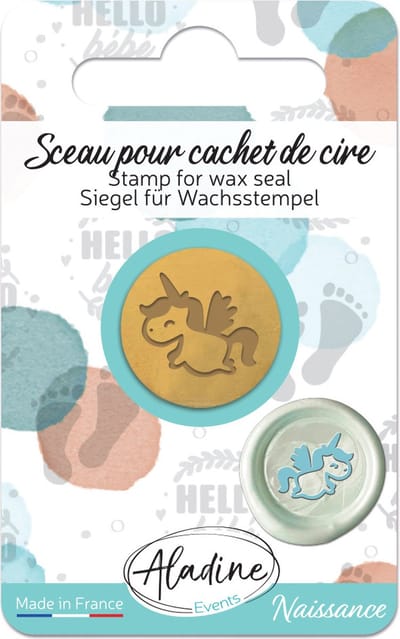 Aladine Aladine Zegel Wax Stempel Unicorn