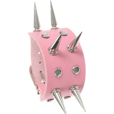 1 Punk Roze Klinknagel Creatieve Armband, Perfect Cadeau Voor Dagelijkse Feestdagen, Halloween Carnavalsvoorstellingen, Rock And Roll pink