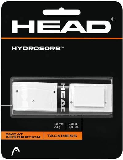 Head Hydrosorb Basisgrip Wit (ZONDER VERPAKKING) - Replacement Grip - Tennisgrip - Padelgrip - Wit - 1.80mm