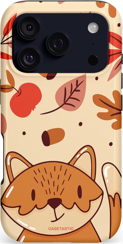 Casetastic hoesje geschikt voor Apple iPhone 17 Pro - MagSafe - Dubbellaagse bescherming - Boskat op avontuur - Fashion Case - Zand Terracotta Rood